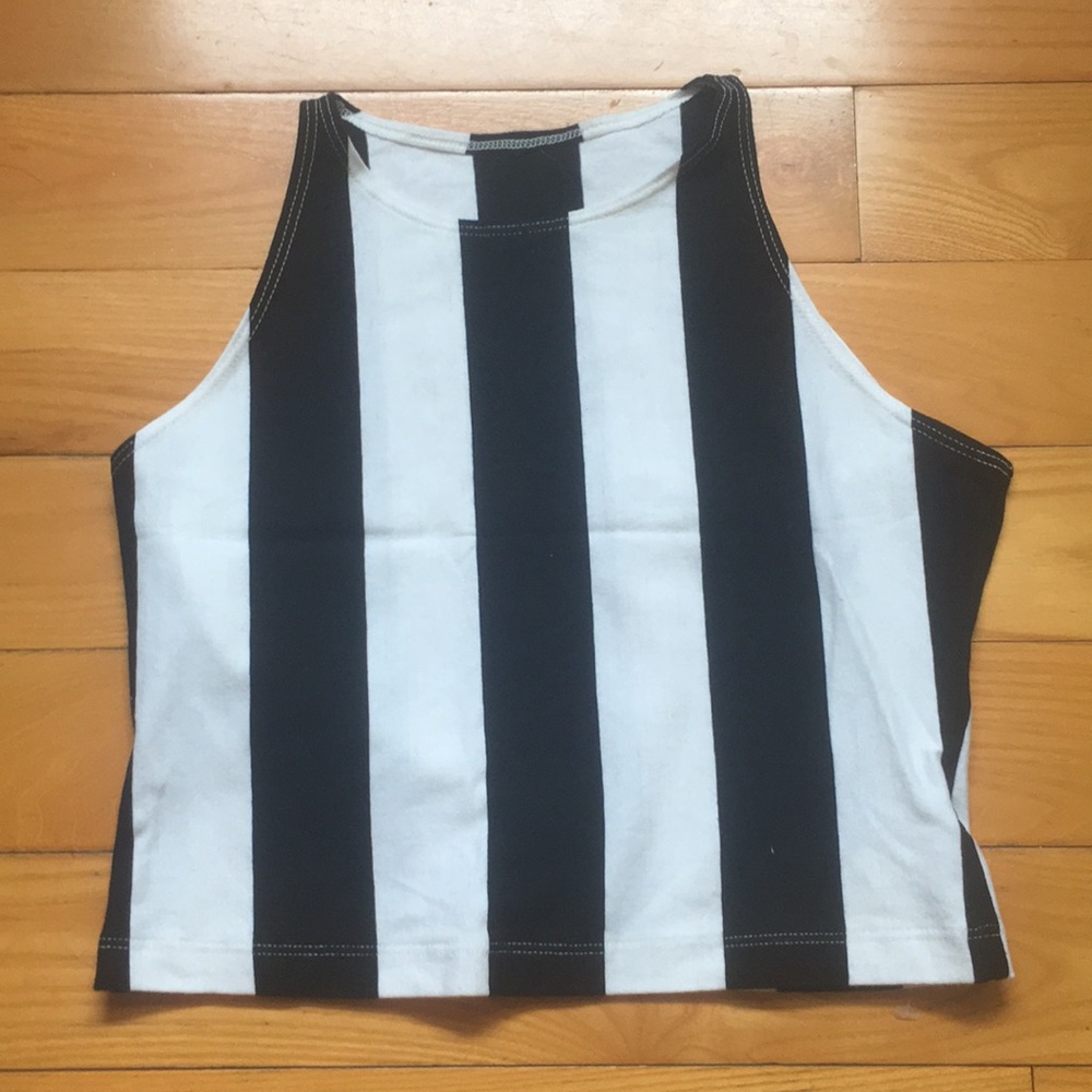 American Apparel Striped Crop